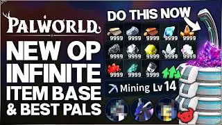 Palworld 1.0 - New INFINITE ALL Items Resource Base - TRUE Best Work Pals Guide & INSANE Build Tips!