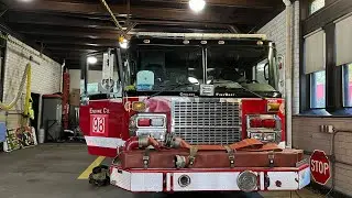 Chicago Fire Department 2 spare ambulances + Engine 98 *spare* responding