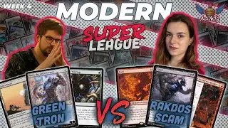 MTG Modern | Green Tron против Rakdos Scam | Суперлига | Неделя 4 | Матч 2