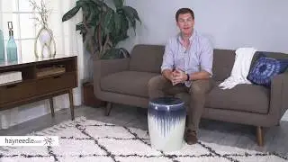 IMAX Hamako Ceramic Garden Stool - Product Review Video