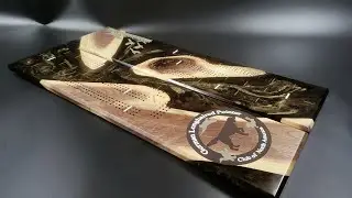 The Art of Epoxy: Transforming Ordinary Cribbage Boards into Works of Art
