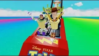 Roblox Toy Story 4 roller coaster