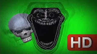 Skull face and Troll face green screen | Green screen edits