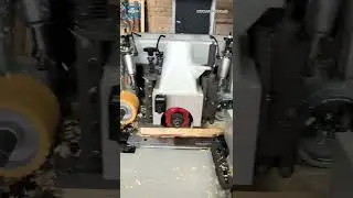 Четырехсторонний строгальный станок #woodworkingmachine #woodmachinery