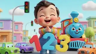 🚗🎵 Busy Road Cars Song for Kids! | Fun Baby Cars & Counting 123 Nursery Rhyme 🚦 | Learn with Fun