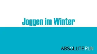 Joggen im  Winter