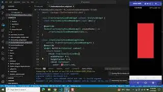 FractionallySizedBox Widget | Flutter | Dart