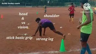 Field Hockey Tackling Drill.. Shadow Tackle & Block Tackle Basic workout,