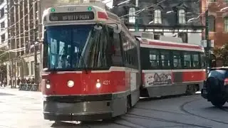TTC ALRV 4221 Turning at King Street West
