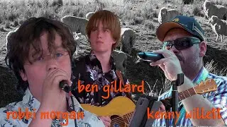 Kenny Willett, Robbi Morgan & Ben Gillard (2024 Busking Champions) performing in Tamworth 2024.