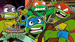 Ninja Turtles VS. Mechazoid Robots! 🤖 | NEW Series: Tales of the Teenage Mutant Ninja Turtles | TMNT