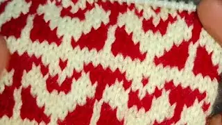 knitting Graph Pattern #289 | New Two Colour Sweater Design