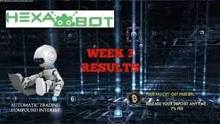 Hexabot Journey Week 3-Results HYIP ( High Yield Investment Program)