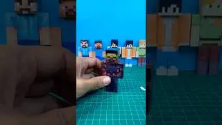 PewDiePie minecraft skin papercraft #shorts