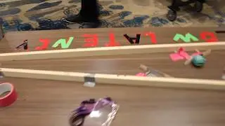 Perfect Domino Effect run Rube Goldberg Machine Team Building