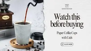 Test and Review: MUCHII Paper Coffee Cups with Lids