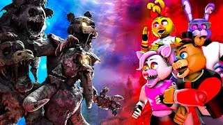 FNaF Security Breach Multiverse vs Security Breach Melted