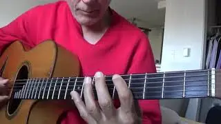 Joe Nania   - guitar - D minor 7 to G 13 to C major 7