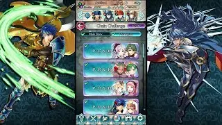 FEH; Brave Ike, Lucina, Eliwood & Veronica - CC Paralogues 37 & 38 [Fire Emblem Heroes]