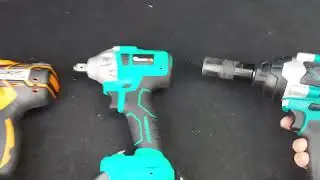 Comparatie bormasini impact - Parkside, Mustool, Baukraft (Comparison of 4 cheap impact wrenches)