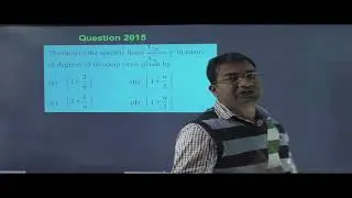 The ratio of the specific heats  pv CCin terms of degrees of freedom (n) is given by