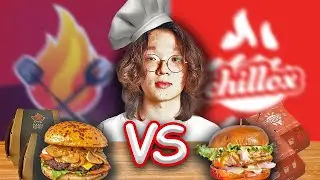 MADCHEF vs CHILLOX!! | Korean Tries Deshi Burgers!