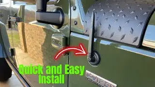 Как установить антенну на Jeep Wrangler JK