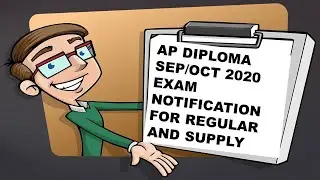 AP diploma examinations sep/oct 2020 notification.