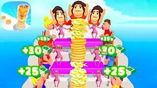 PANCAKE RUN 🎂🍰 ANDROID//IOS GAMEPLAY MAX LEVEL NEW UPDATE VL55 LEVEL 78 UPCT