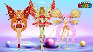 Winx Fairies New Fashion Set In Modern Style | Winx Suit - Paper Dolls & Crafts