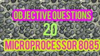 20 objective questions based on microprocessor 8085