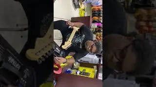 George Lincoln D'costa from #Artcell playing #fender_stratocaster_USA |sorry for the video direction