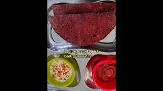 Healthy beetroot paratha for kids...