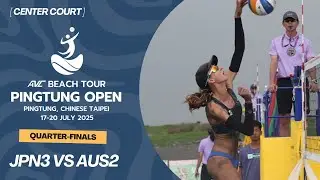 Taichung Bank AVC Beach Tour Pingtung Open - Day 3 (July 19, 2025) Quarter-finals JPN3 vs AUS2