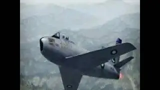 Pakistan Air force F-86 Sabre in action