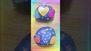 Easy Pebble Decor Craft for Kids🌈 &ndash;✨ Creative Art from Simple Stones #diycrafts #shorts #viral #art
