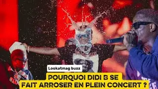 Pourquoi Didi B se fait arroser en plein concert ?