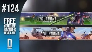 Overwatch YouTube Banner Template 124 - Free Photoshop Download