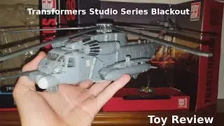 Transformers Studio Series Blackout Leader Class Toy Review - [Трансфобзоры]