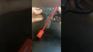 How to Use a Gun Lock! #pistol #short #subscribe