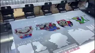 A2 DTF Max, two i1600 print heads, green and white colors
