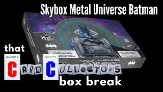 That Card Collectors Box Break - Skybox Metal Universe Batman from Upper Deck