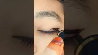 🔥 Electric Blue + Black Eyeliner Combo | Glam Eye Makeup Look #Shorts