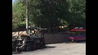 Incendio al San Luca Express
