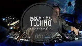 Dark Minimal Techno Live - Minimal Techno Studio Session 2019 #17 | Ableton | Sub 37 | Little Phatty