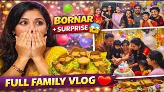 श्रीजाचं बोरन्हान + Surprise 🎁😍 | Biscuit Train 🚂 + Sofa 🛋️ | Full Vlog