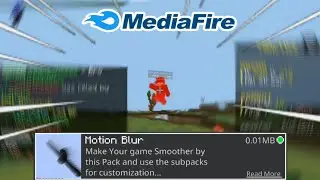 Motion Blur resource pack for MCPE 1.21+🔥