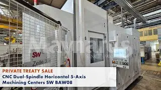 SW BAW08-22 - CNC Dual-Spindle Horizontal 5-Axis Machining Center | 2020 - Private Treaty Sale