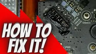 Repair on a macbook a1295 hot to restore a ripped speaker connector!