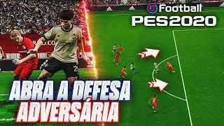 APRENDA A ABRIR A DEFESA DO SEU ADVERSÁRIO - COM ESSAS DUAS JOGADAS - PES 2020